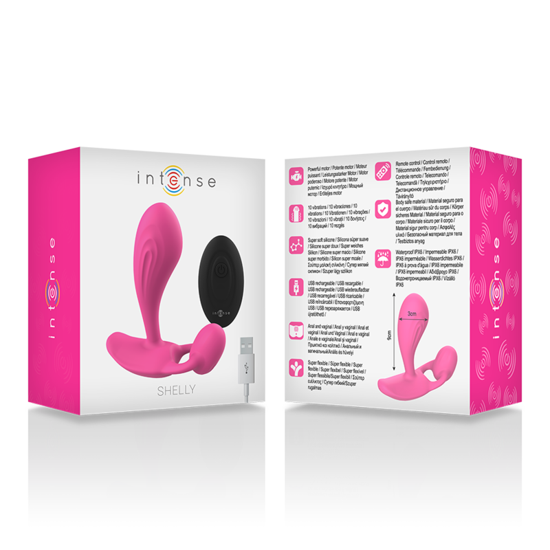 INTENSE - SHELLY PLUG ANAL FERNBEDIENUNG ROSA für sinnliche und diskrete Momente
