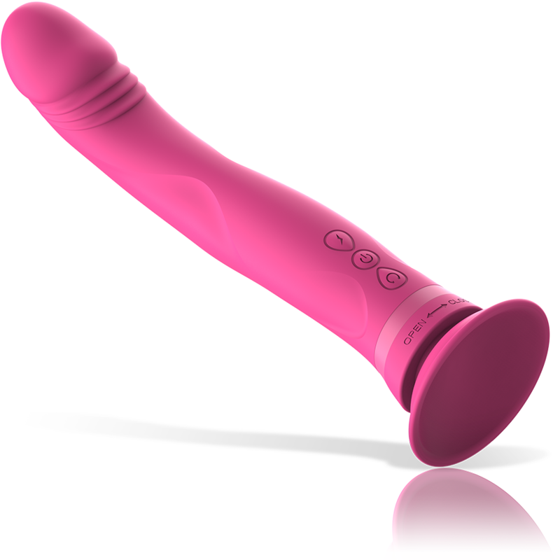 INTENSE - MICHELANGELO ROSA SILIKON-VIBRATOR-DILDO – Dildo Bild 10