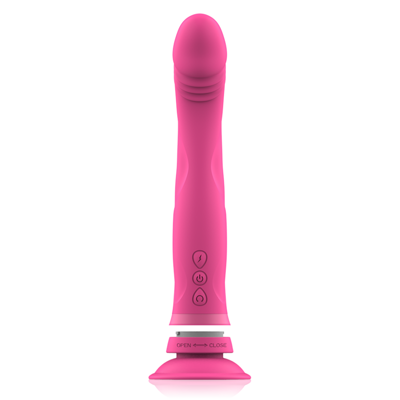INTENSE - MICHELANGELO ROSA SILIKON-VIBRATOR-DILDO – Dildo Bild 5