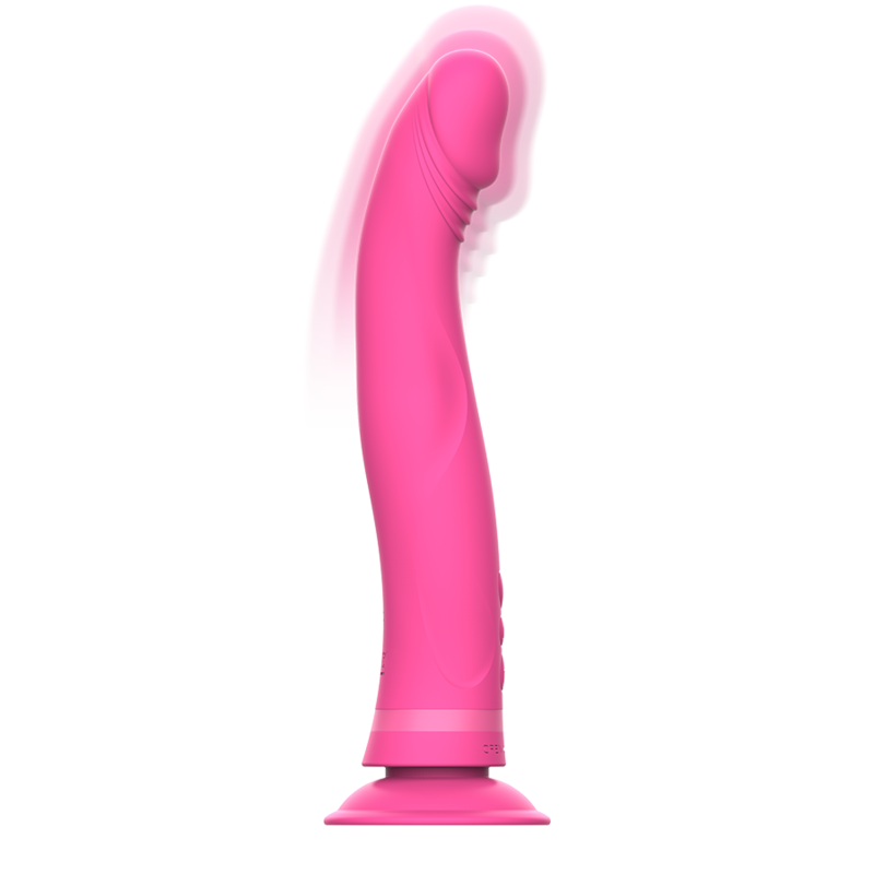 INTENSE - MICHELANGELO ROSA SILIKON-VIBRATOR-DILDO – Dildo Bild 4