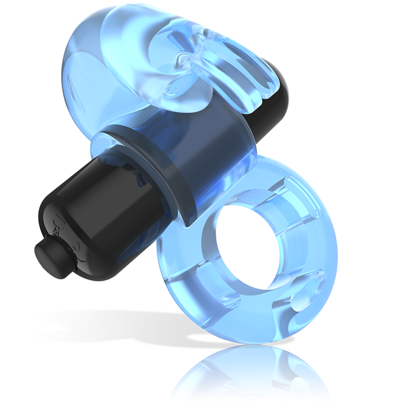 Intense Fry Rabbit Penisring Blau – Vibrierend, wasserdicht, Blutstaueffekt für sinnliche und diskrete Momente