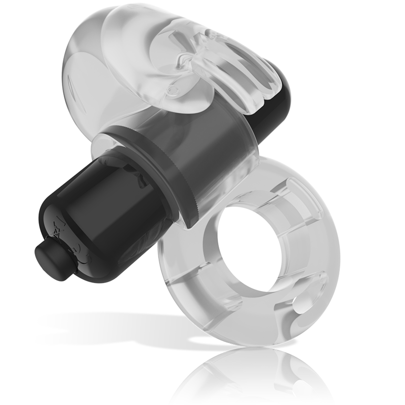 Intense Transparenter Rabbit Vibrationsring – Vibrierend, wasserdicht, Blutstaueffekt hochwertiges Sextoy bei Secret Pulse