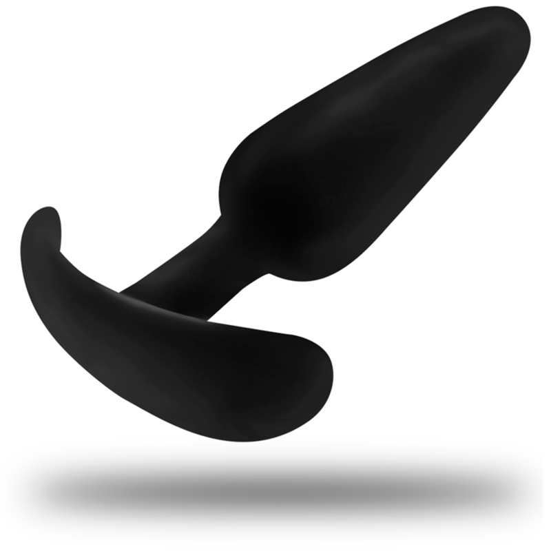 BLACK&SILVER - HANSEL SILIKON-ANALSPLUG MIT KLEINEM GRIFF hochwertiges Intimtoy