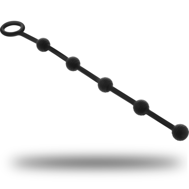 BLACK&SILVER - KORG ANAL ROSENKRANZ SILIKON INITIATION 21 CM bei Secret Pulse im Erotikshop