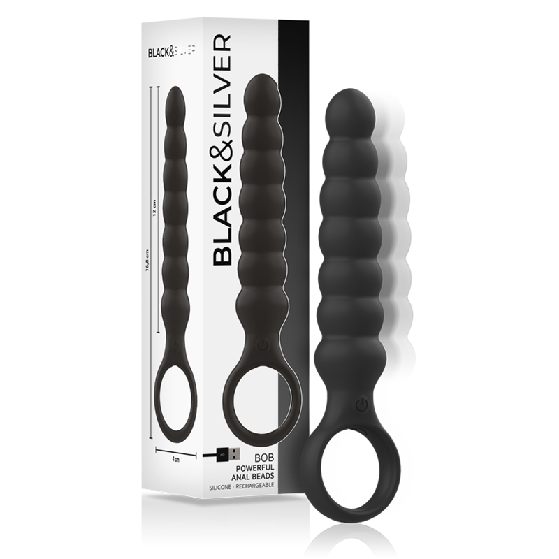 BLACK&SILVER - BOB LEISTUNGSSTARKER ANAL-DILATOR AUS SILIKON Anal-Dilator diskret online kaufen