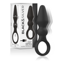 BLACK&SILVER - OZZY LEISTUNGSSTARKER SILIKON-ANALSPLUG Analplug diskret online kaufen