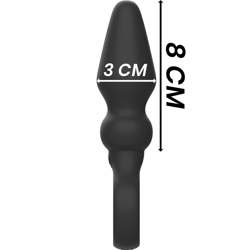 BLACK&SILVER - OZZY LEISTUNGSSTARKER SILIKON-ANALSPLUG Analplug diskret online kaufen