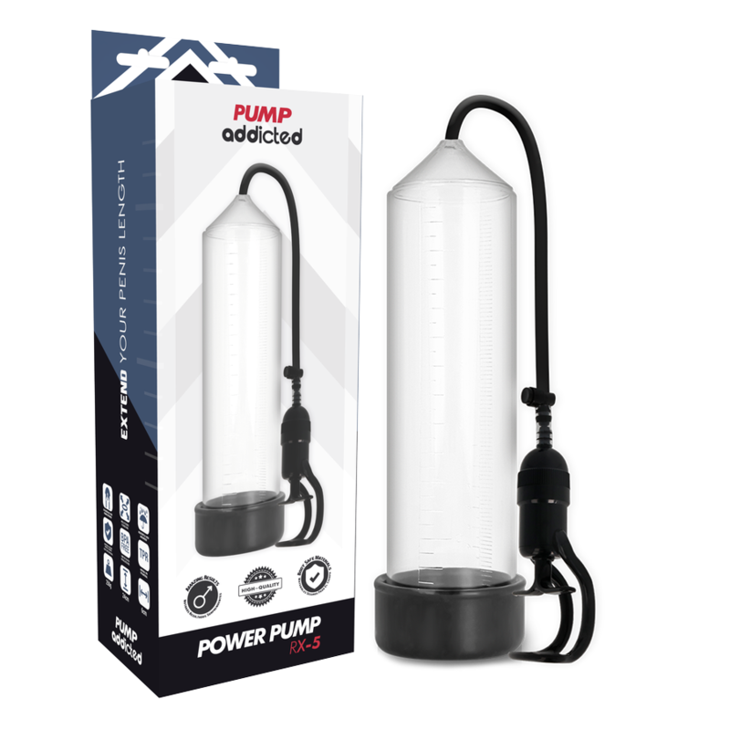 PUMP ADDICTED - RX5 TRANSPARENT – Erotik-Zubehör Bild 1