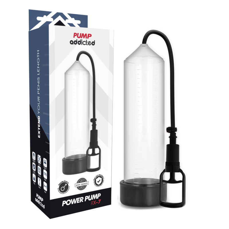 PUMP ADDICTED - RX7 TRANSPARENT – Erotik-Zubehör Bild 1