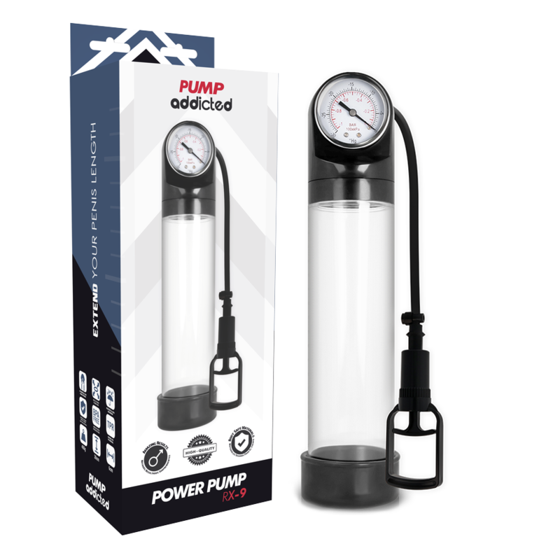 PUMP ADDICTED - RX9 TRANSPARENT – Erotik-Zubehör Bild 1