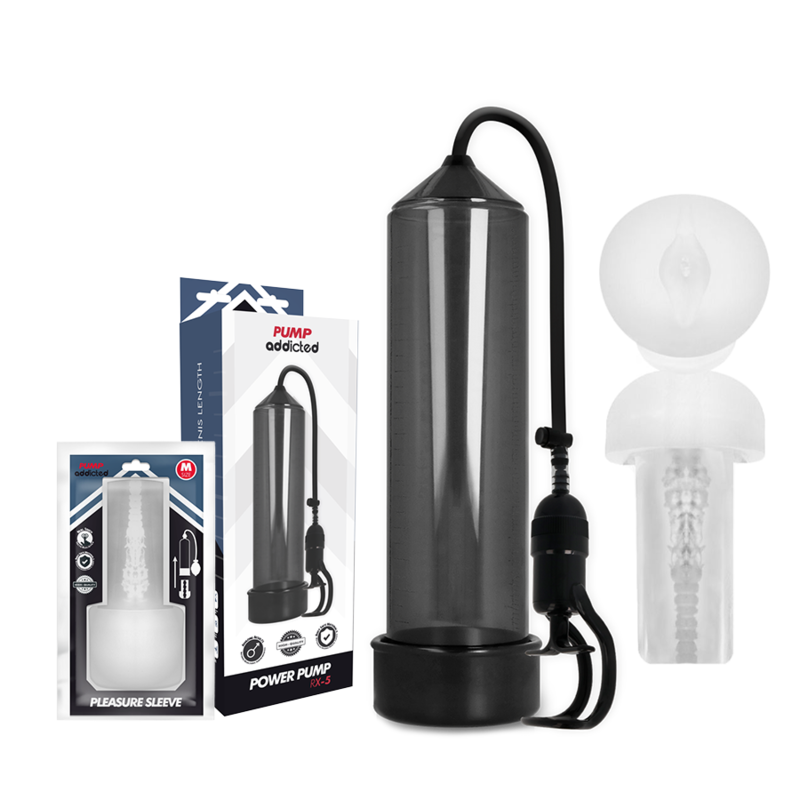 PUMP-SÜCHTIG - RX5 SCHWARZ MIT MASTURBATOR Produktansicht und Details