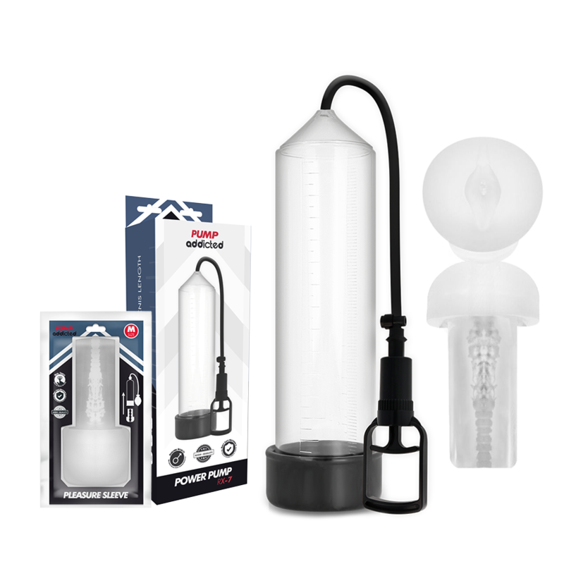 PUMP ADDICTED - RX7 TRANSPARENT MIT MASTURBATOR Produktansicht und Details