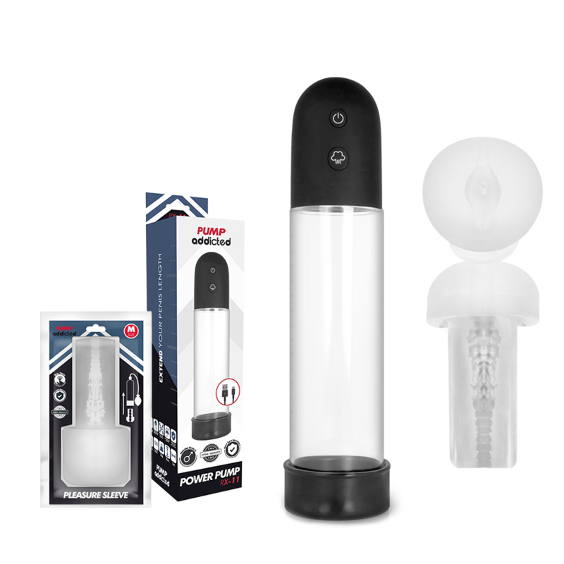 PUMP ADDICTED - RX11 AUTOMATIK MIT MASTURBATOR Produktansicht und Details