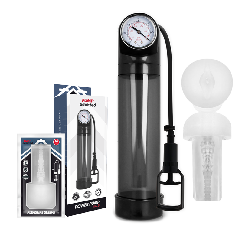 PUMP ADDICTED - RX9 BLACK MIT MASTURBATOR Produktansicht und Details