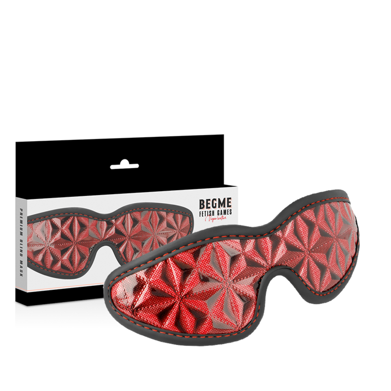 BEGME - RED EDITION PREMIUM BLINDMASKE MIT NEOPRENFUTTER Produktansicht und Details