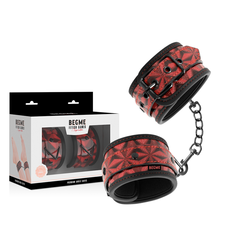BEGME - RED EDITION PREMIUM KNÖCHELSTZE MIT NEOPRENFUTTER – Erotik-Zubehör Bild 2