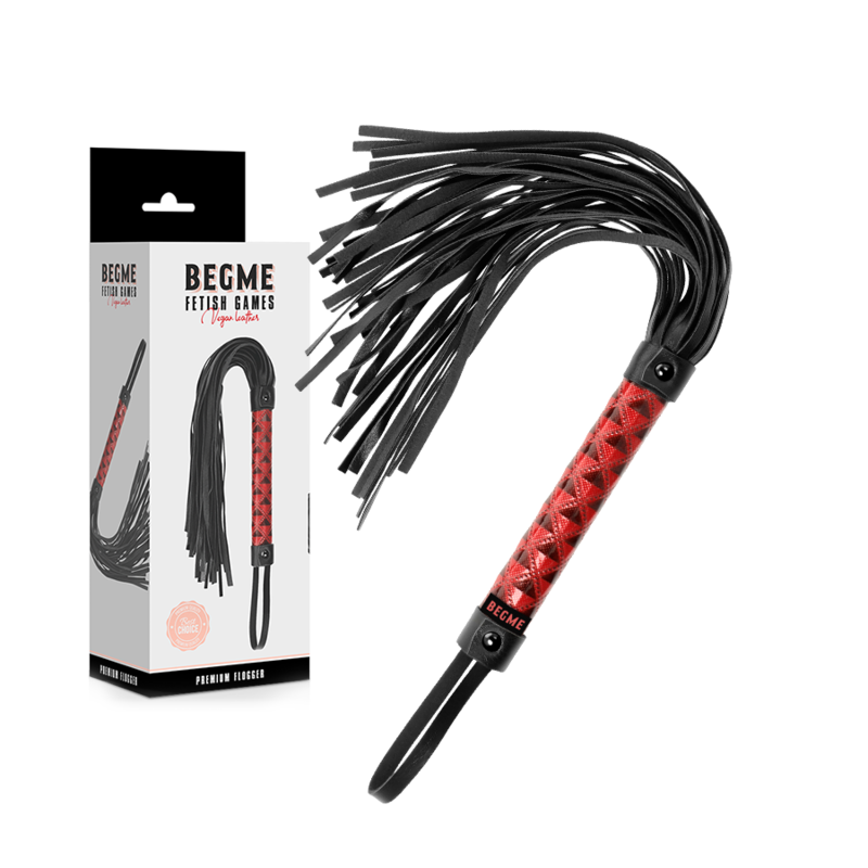 BEGME Red Edition Veganer Lederpeisel – Bondage & BDSM | Secret Pulse Produktansicht und Details