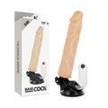 BASECOCK - REALISTISCHER VIBRATOR MIT FERNBEDIENUNG NATURWEISS 21 CM -O- 4 CM Vibrator diskret online kaufen