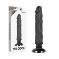 BASECOCK - REALISTISCHER VIBRATOR 2-1 SCHWARZ 20 CM -O- 4 CM Vibrator diskret online kaufen