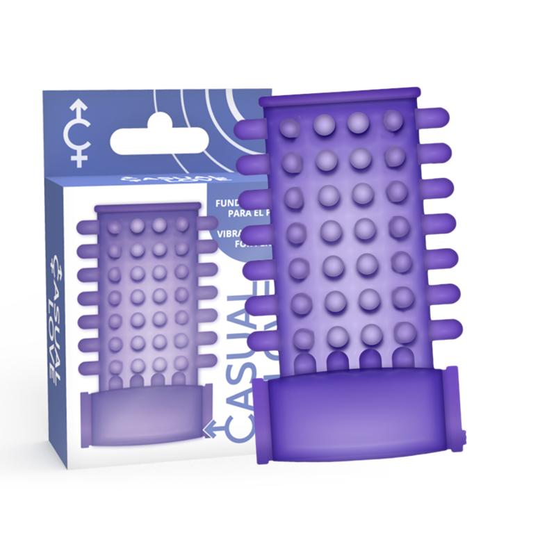 CASUAL LOVE - RING LILAC VIBRATOR PENIS ABDECKUNG für intensive Stimulation und Self-Love