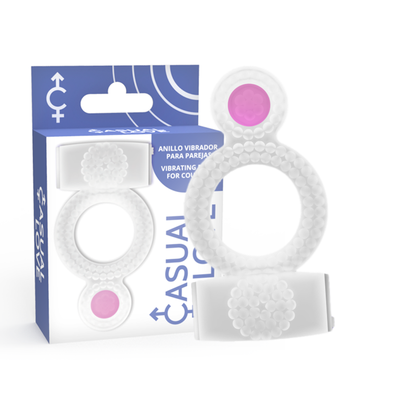 CASUAL LOVE - RING DOPPELTER GENUSS TRANSPARENTER RING – Erotik-Zubehör Bild 1
