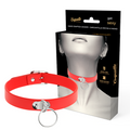 COQUETTE CHIC DESIRE Rote Halskette – Veganes Leder, Fetisch & BDSM für Frauen | Secret Pulse BDSM-Zubehör diskret online kaufen