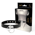 COQUETTE CHIC DESIRE Doppelring-Halsband – Veganes Leder, Fetisch & BDSM | Secret Pulse BDSM-Zubehör diskret online kaufen