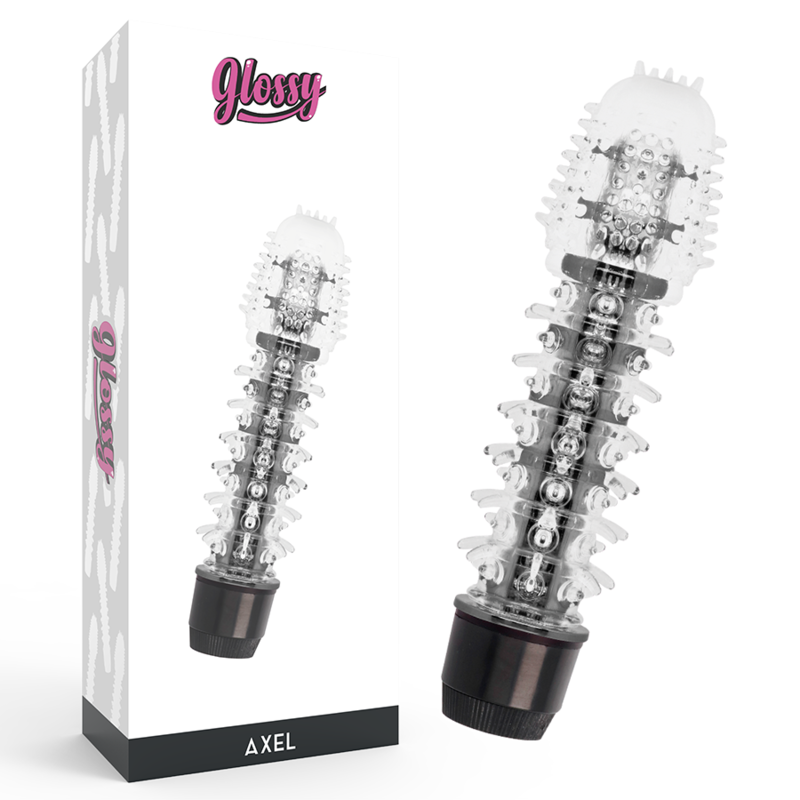 GLOSSY - AXEL BLACK VIBRATOR Vibrator diskret online kaufen