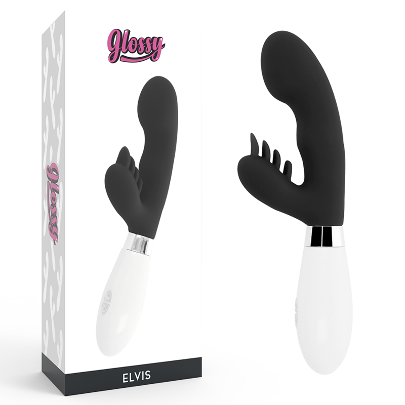 GLOSSY - ELVIS KANINCHEN SCHWARZ – Erotik-Zubehör Bild 1