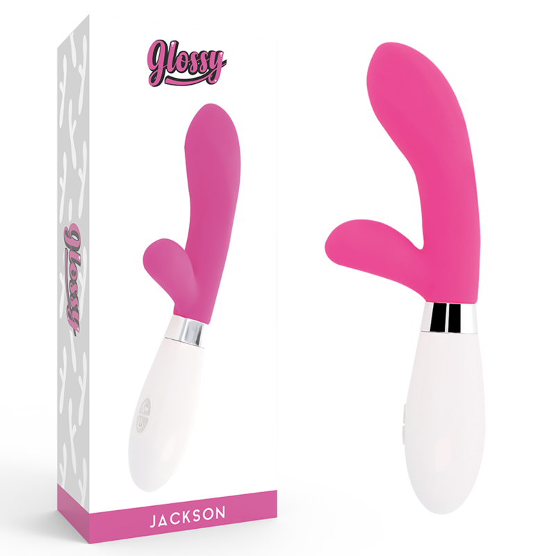 GLOSSY - JACKSON-KANINCHEN-ROSA – Erotik-Zubehör Bild 1