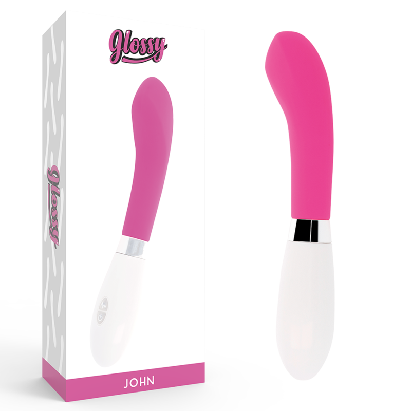 GLOSSY - JOHN VIBRATOR ROSA Vibrator diskret online kaufen