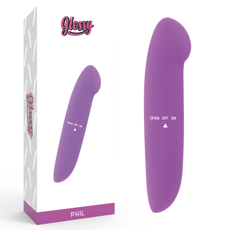 GLOSSY - PHIL VIBRATOR LILA Vibrator diskret online kaufen