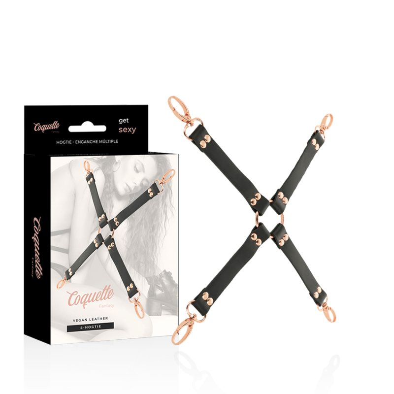 COQUETTE CHIC DESIRE Fantasy Hog Tie – Veganes Leder für Bondage & Unterwerfung | Secet Pulse