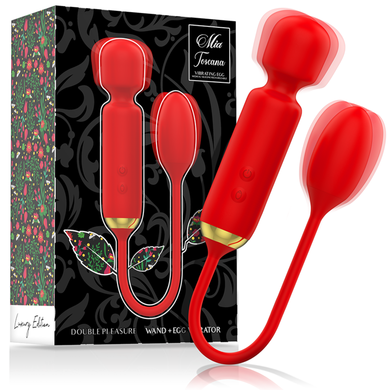 MIA - TOSCANA DOPPELTER GENUSSSTAB + VIBRIERENDES EI – Vibrator Bild 2