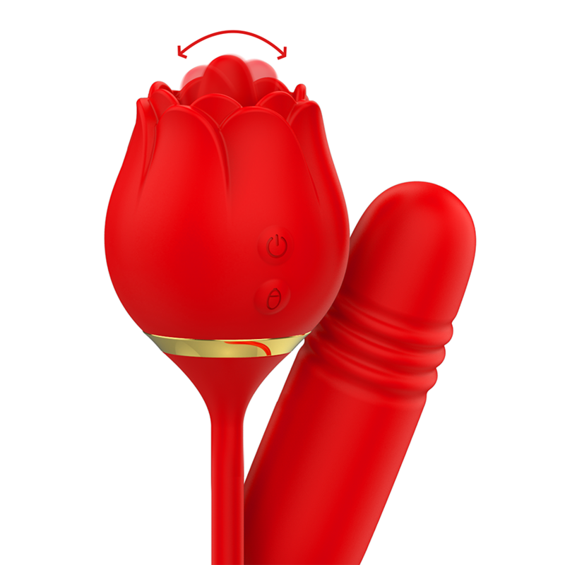 MIA™ Wien Doppelter Genuss – Licking & Up/Down Vibrator aus Silikon, wasserdicht – Vibrator Bild 3