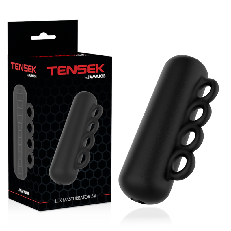 JAMYJOB - EXTREME TENSEK 5 MASTURBATOR SCHWARZ Produktansicht und Details