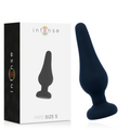 INTENSE - ANALPLUG PIPO S SCHWARZES SILIKON 9,8 CM Analplug diskret online kaufen
