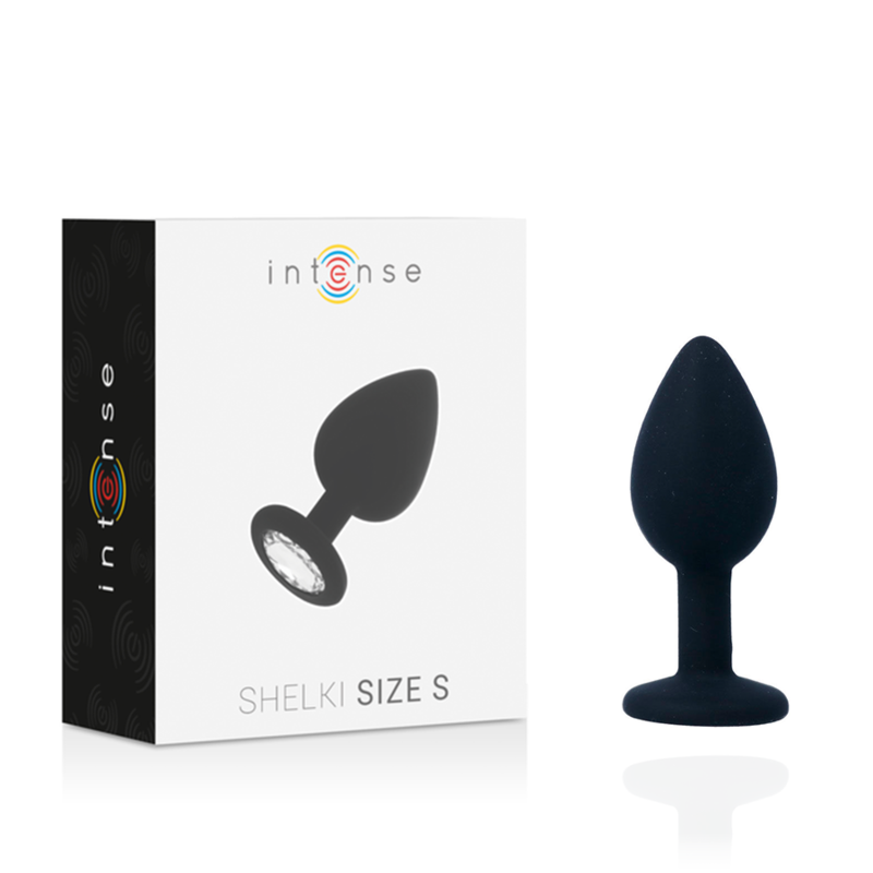 INTENSE Shelki S Analplug Schwarz – Silikon, Wasserdicht & Flexibel Produktansicht und Details