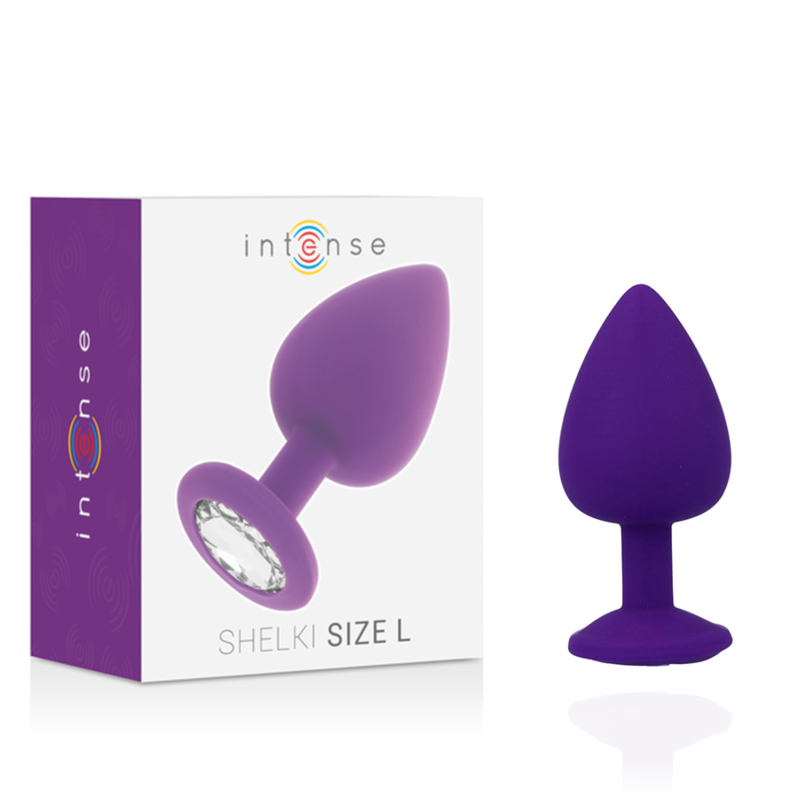 INTENSE SHELKI L Anal Plug Flieder – Seidig-weiches Silikon, Wasserdicht Produktansicht und Details