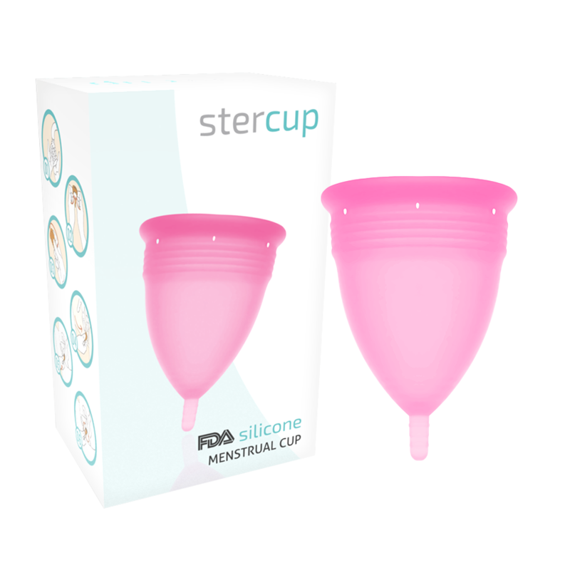 STERCUP - FDA SILIKON-MENSTRUALCUP ROSA - GRÖSSE L – Intimhygiene Bild 1