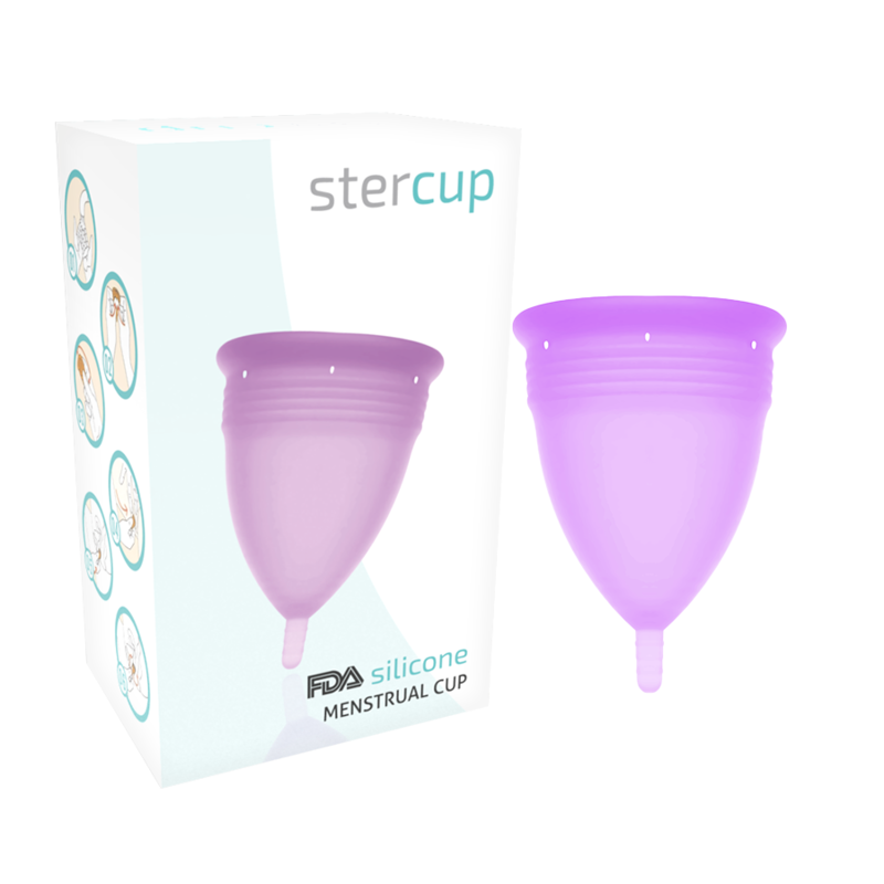 STERCUP - FDA SILIKON-MENSTRUALCUP FLIEDER - GRÖSSE S – Intimhygiene Bild 1