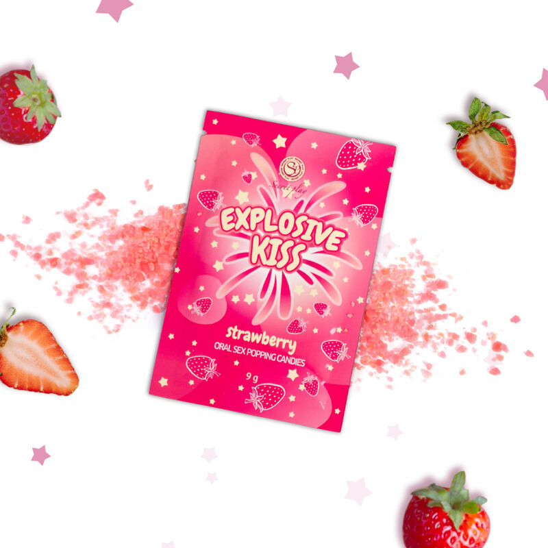 SecretPlay Pop-Bonbons Erdbeere 9 g – Süß, prickelnd & essbar – Erotik-Süßigkeit Bild 7