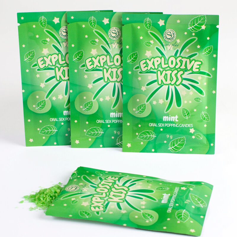 SecretPlay Pop-Bonbons Minze 9 g – Süß, prickelnd & essbar – Erotik-Süßigkeit Bild 5