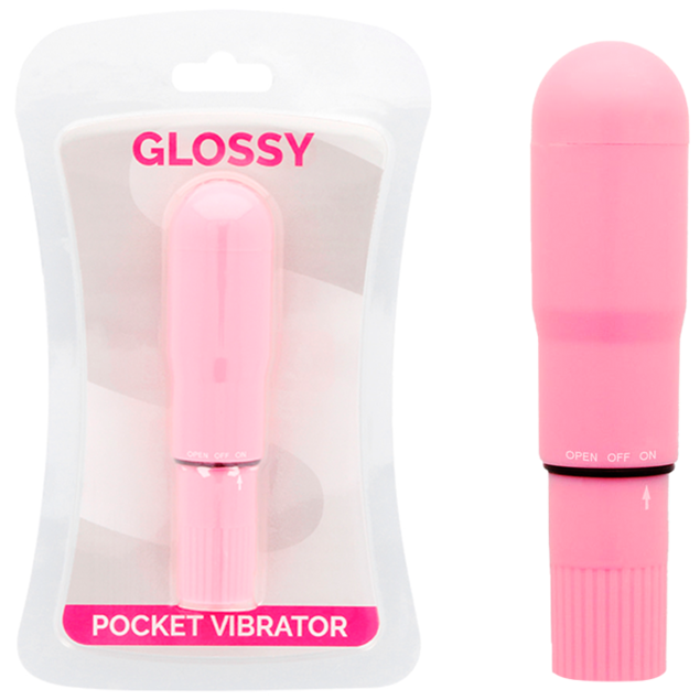 GLOSSY - TASCHENVIBRATOR ROSA Vibrator diskret online kaufen