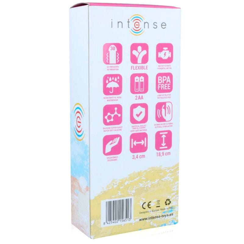 Intense Hilari Luxe Vibrator Rosa – 30 Modi, Dual-Motor, Silikon, wasserfest hochwertiges Sextoy bei Secret Pulse