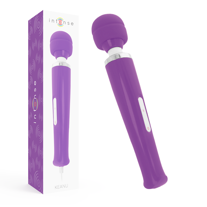 INTENSE - KEANU WAND LILAC MASSAGER Vibratorstab Produktansicht und Details