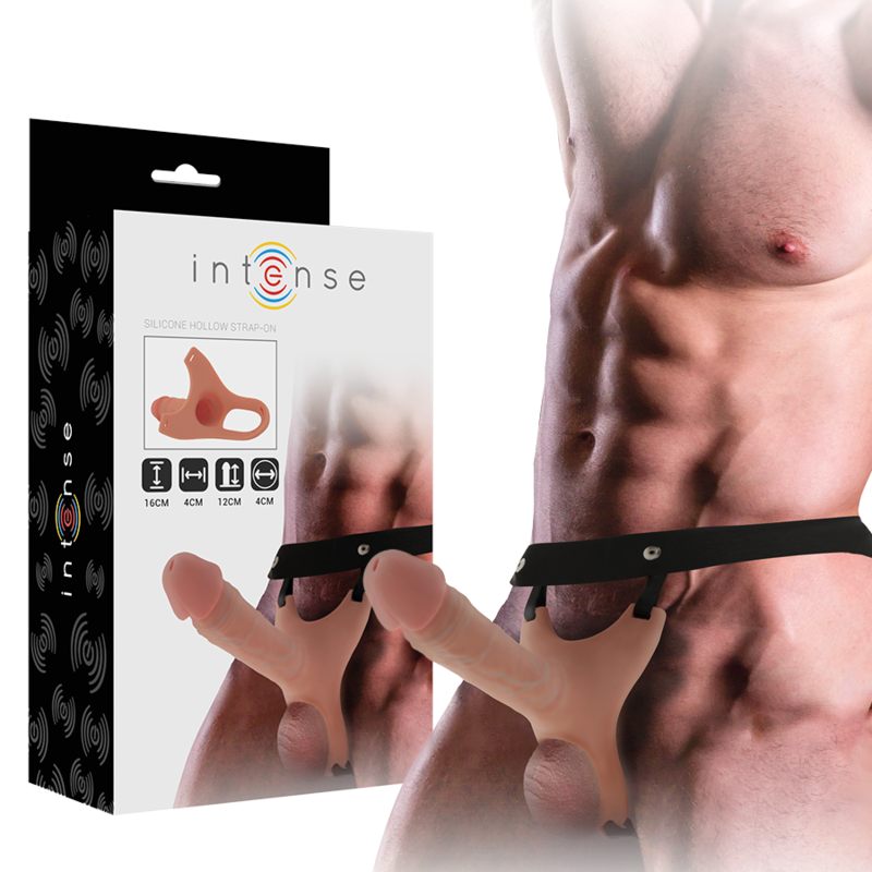 INTENSE - HOHLGESCHIRR MIT SILIKON-DILDO 16 X 3,5 CM – Dildo Bild 2