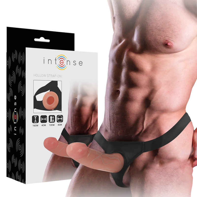 INTENSE - HOHLGESCHIRR MIT DILDO 16 X 3 CM – Dildo Bild 1