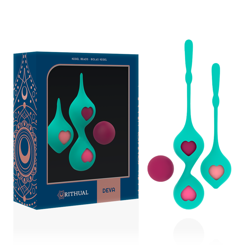 RITHUAL - DEVA AQUA GREEN RITUAL-SET FÜR DAS BECKENBODENTRAINING Detailansicht bei Secret Pulse