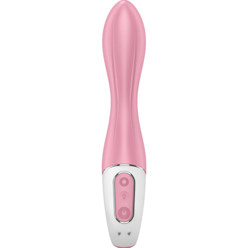 SATISFYER Luftpumpe Vibrator 2 – Aufblasbar, 12 Vibrationsprogramme, Rosa – Penispumpe Bild 7